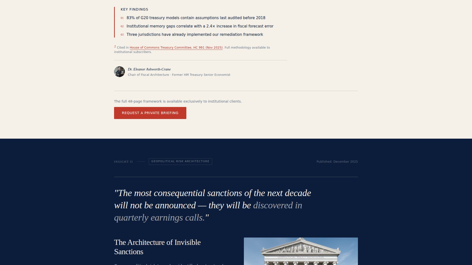 Research & Analytics Firm Booking Website Template