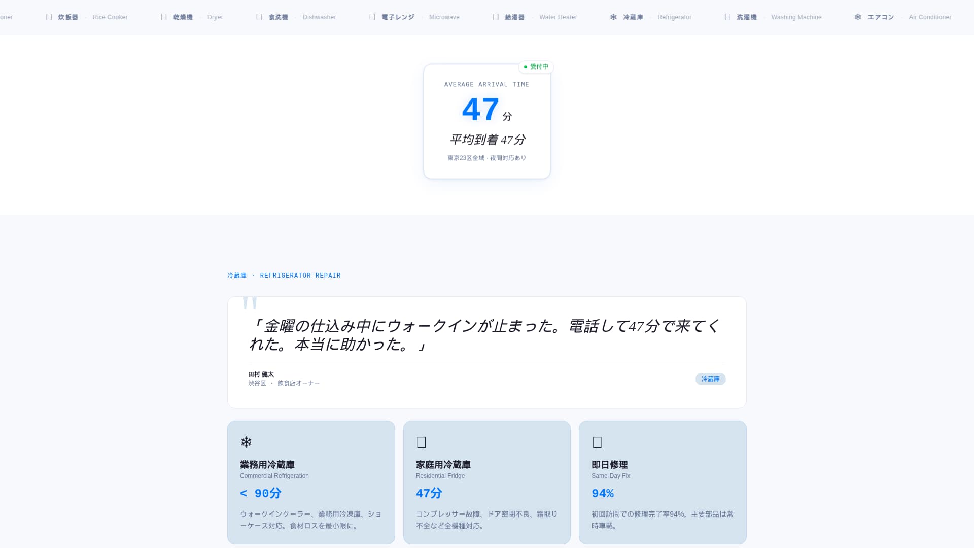 Shri - Rapid Appliancerepair Landing Page Template