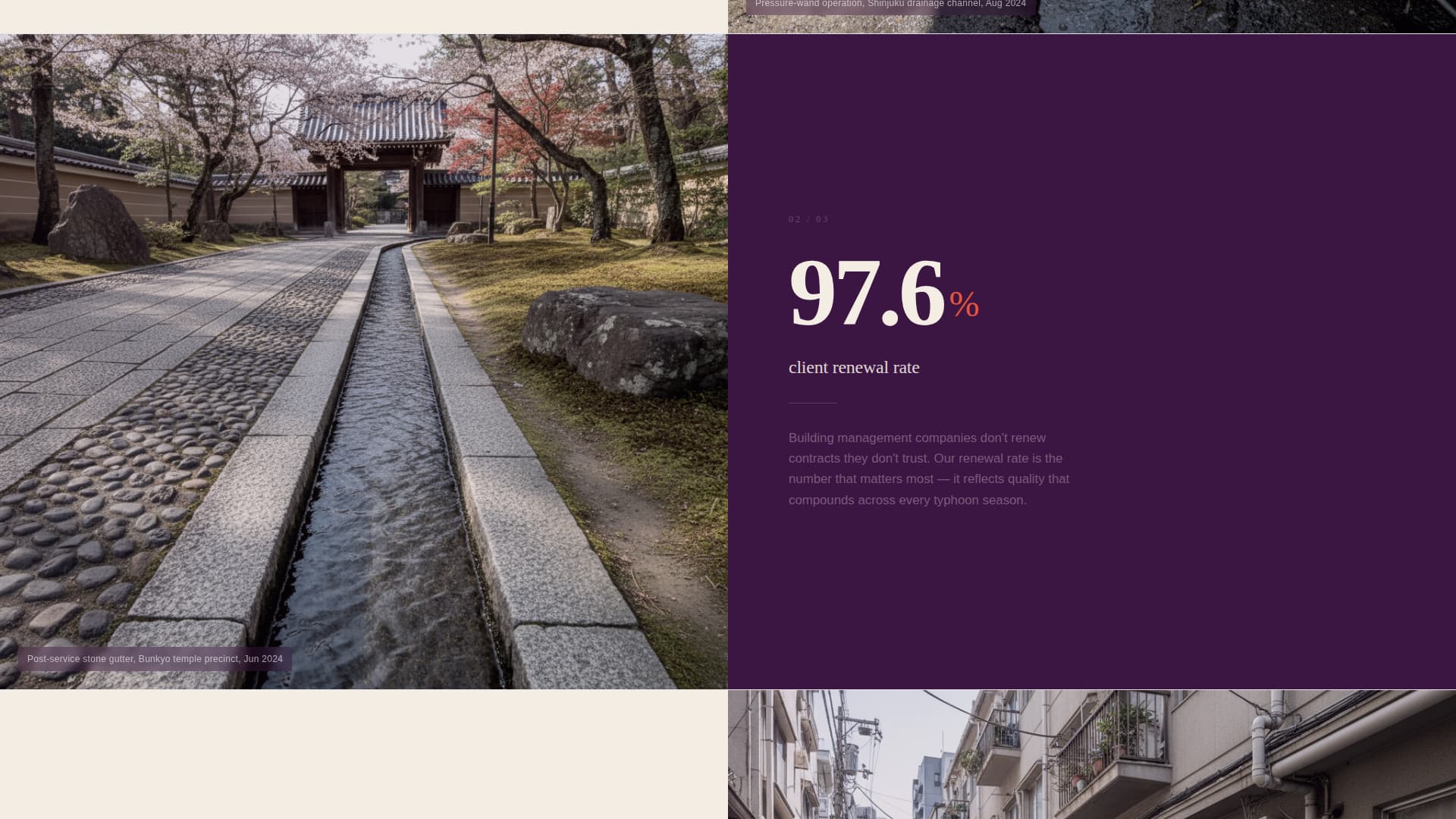 Toi - Authoritative Drainage Landing Page Template