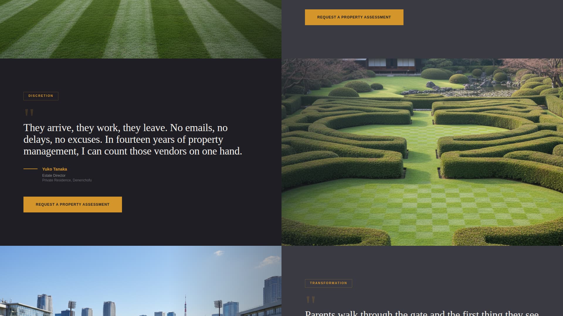 Manicure - Precision Lawn Landing Page Template