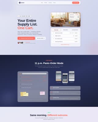 Sprout - Organized Daycare Landing Page Template