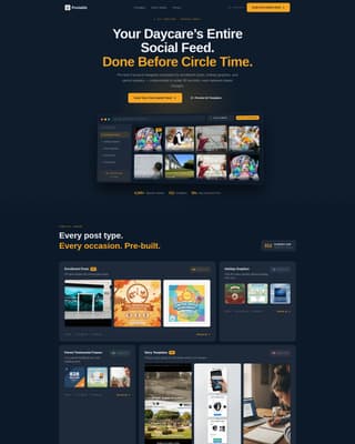 Postable - Scrollstopping Daycare Landing Page Template