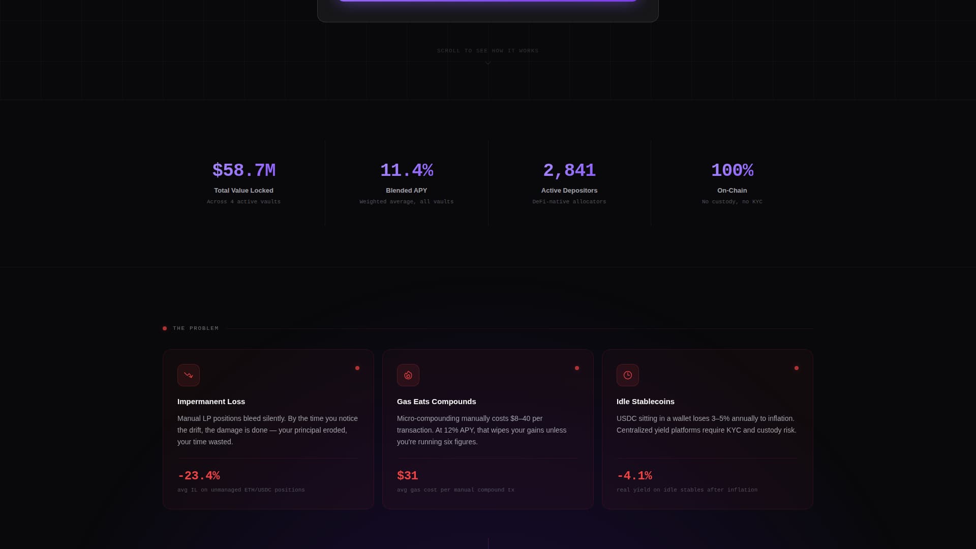 Yield - Relentless DeFi Landing Page Template