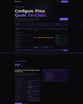 Quotechain - Decentralized CPQ Landing Page Template