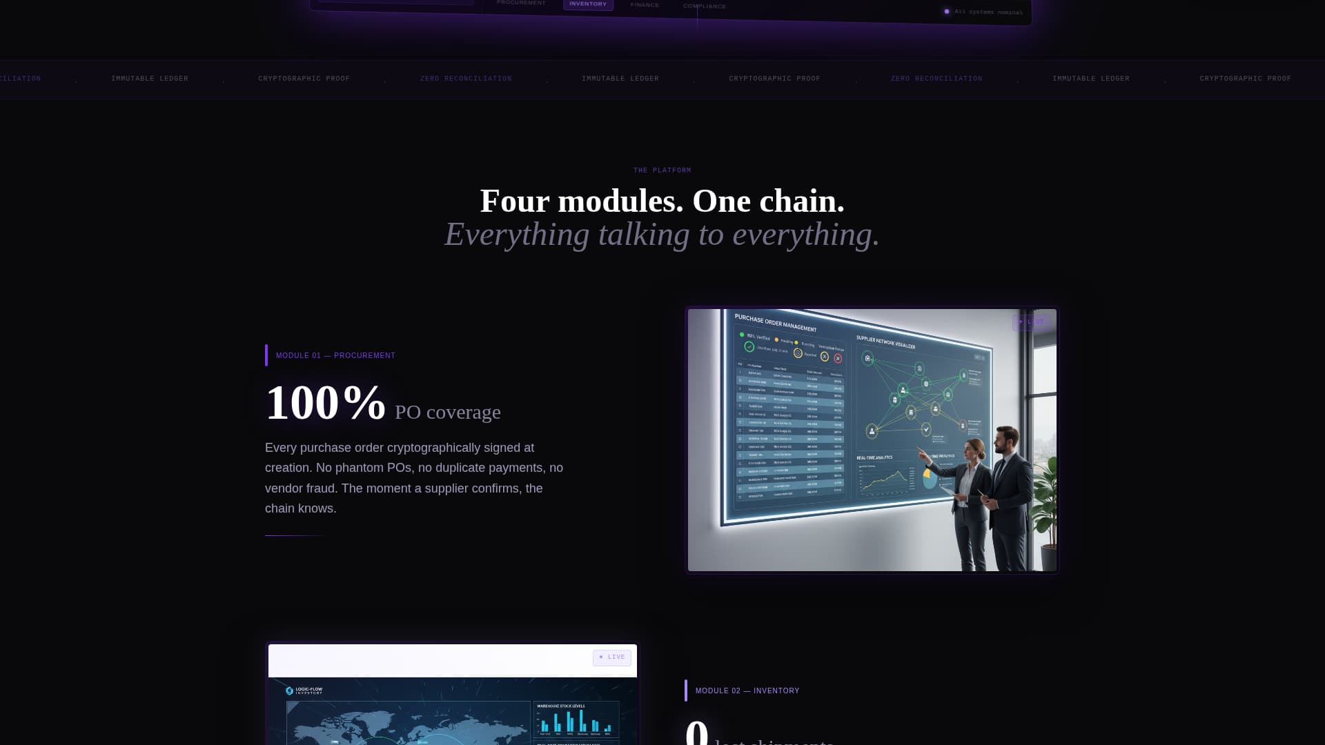 Foundation — Secure ERP Landing Page Template