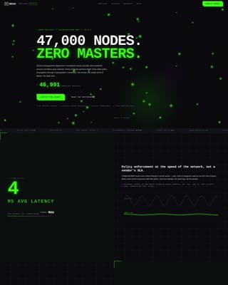 Mesh - Decentralized MDM Landing Page Template