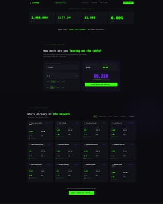 Ledger - Powerful Decentralized PoS Landing Page Template