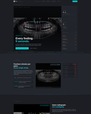 Pulp - Intelligent Dental AI Landing Page Template