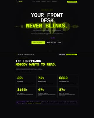 Triage - Powerful Dental AI Landing Page Template
