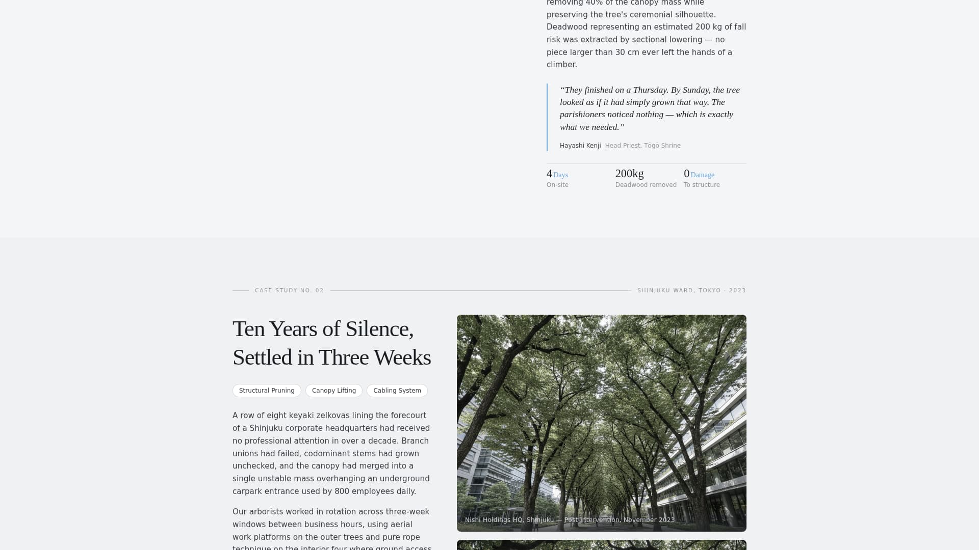 Canopy — Proven Woodland Management Landing Page Template