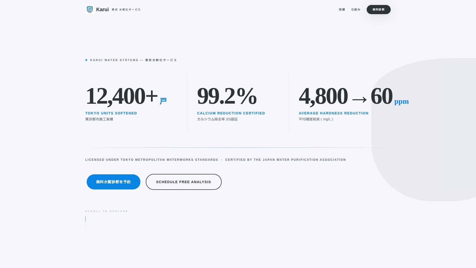 Karui - Certified Watersoftener Landing Page Template