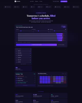 Schedule - Intelligent Dental Landing Page Template
