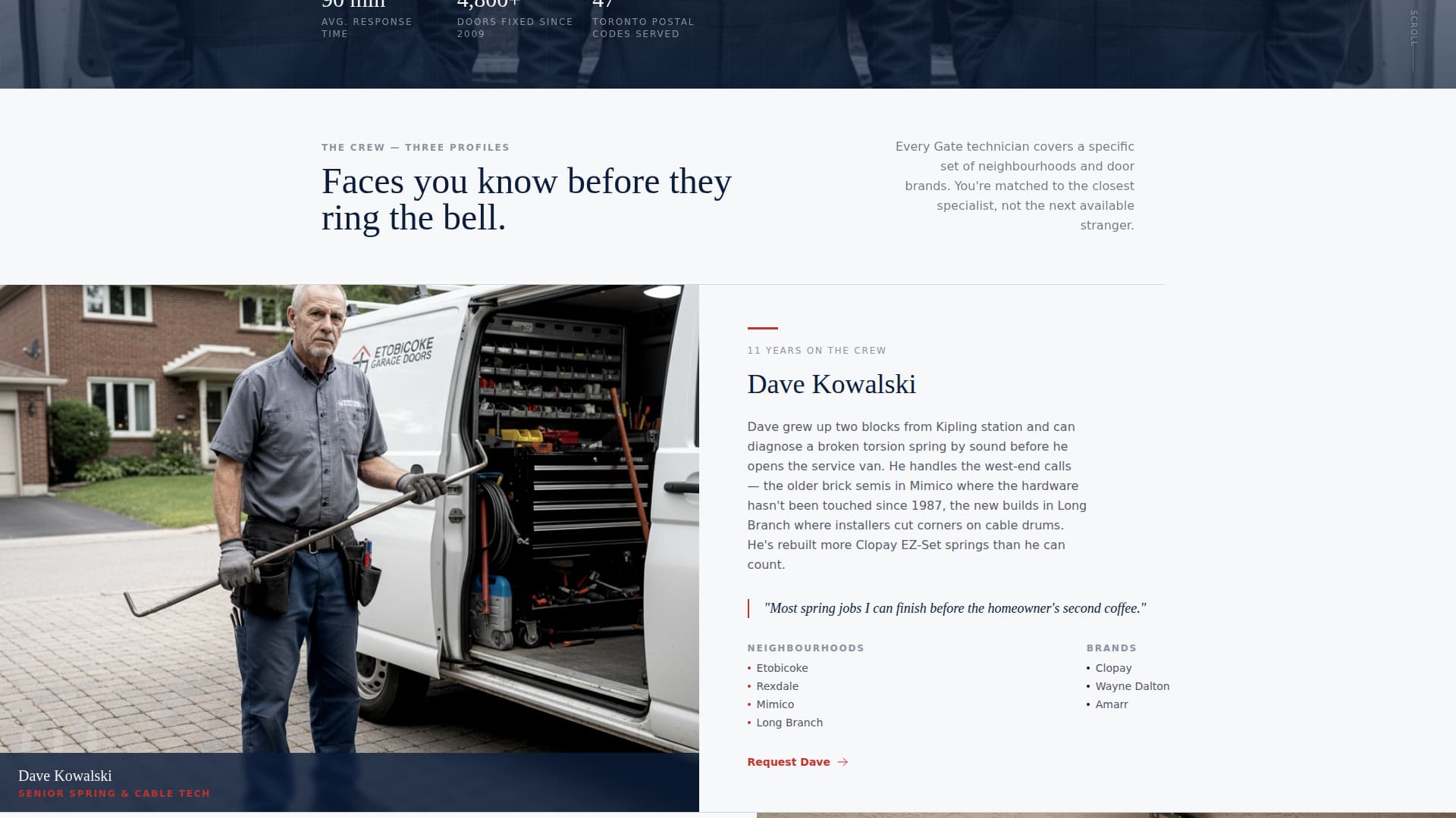 Portal — Expert Garage Door Landing Page Template