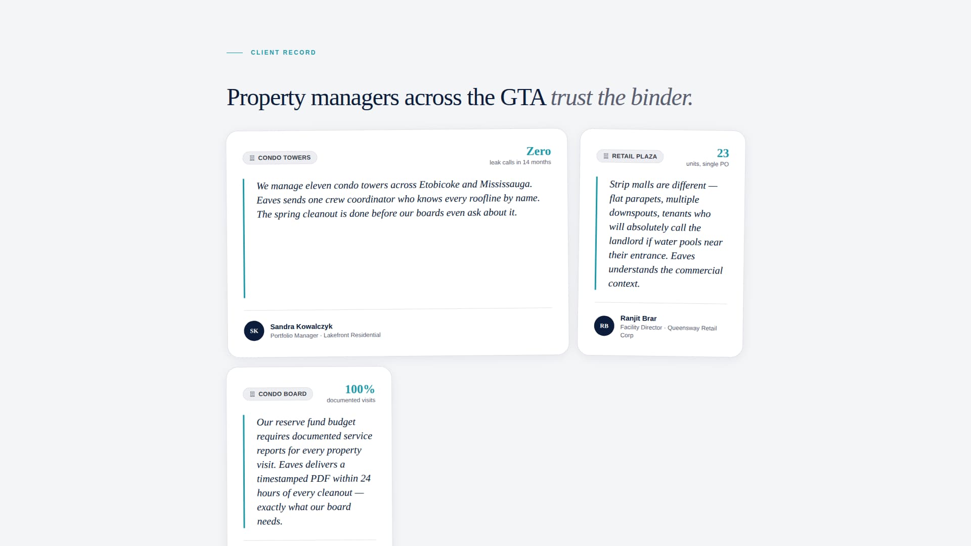 Eaves - Authoritative Propertymanagement Landing Page Template