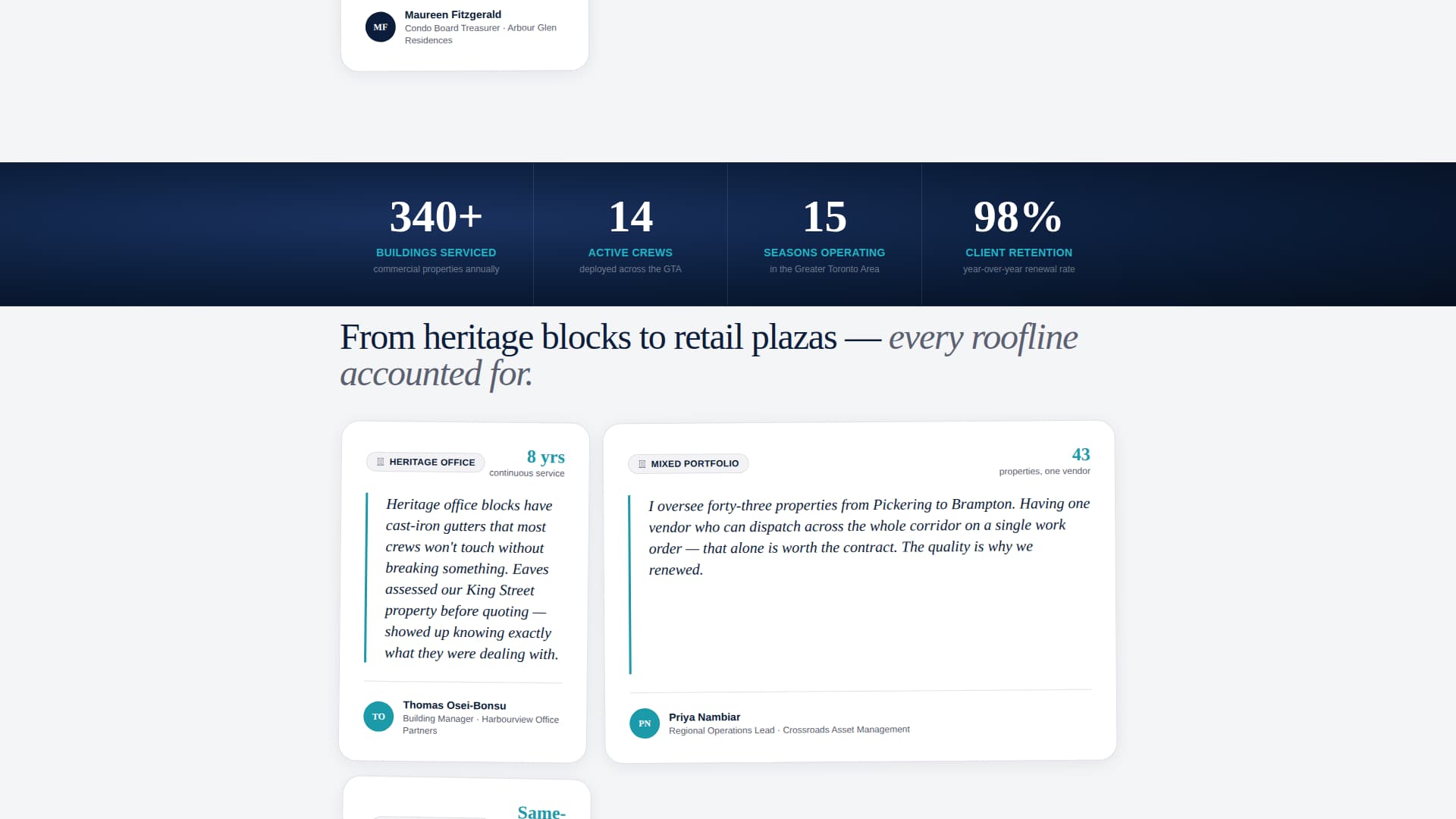 Eaves - Authoritative Propertymanagement Landing Page Template
