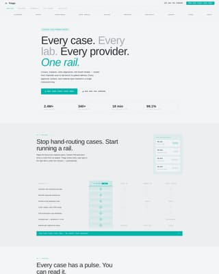 Triage - Precision Dental Case Landing Page Template