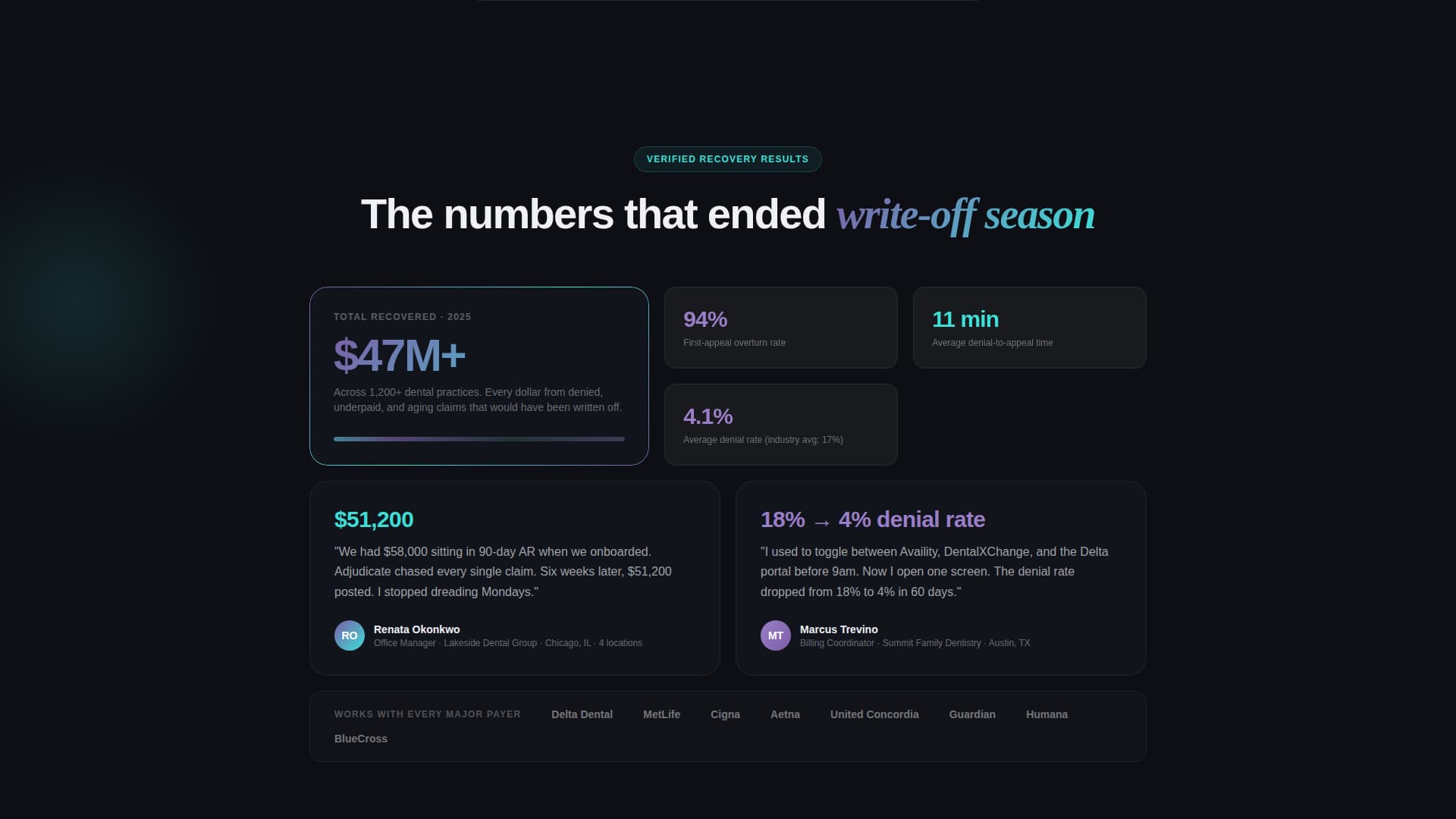 Adjudicate - Powerful Claims Management Landing Page Template