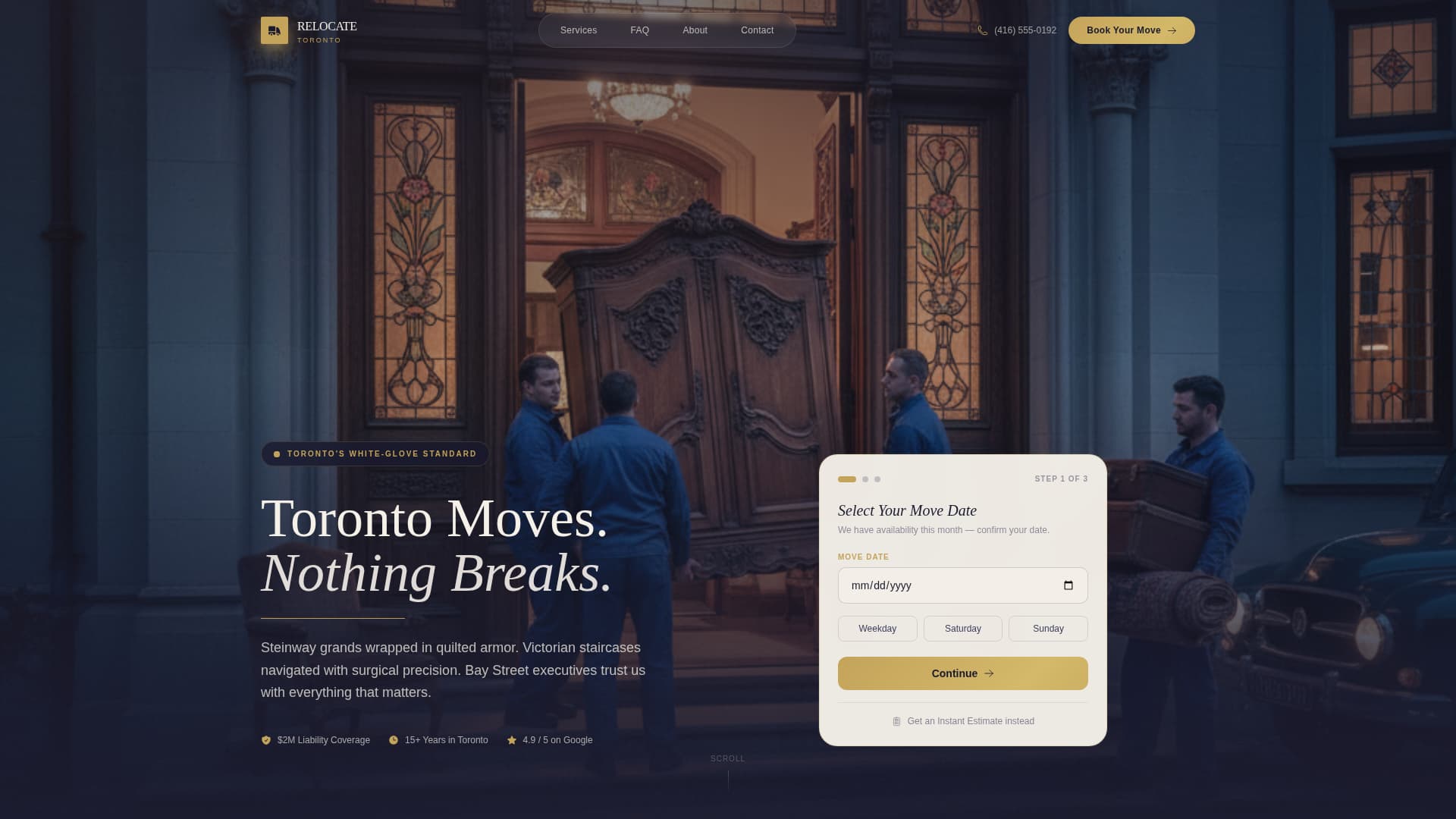 Relocate - Premium Moving Landing Page Template