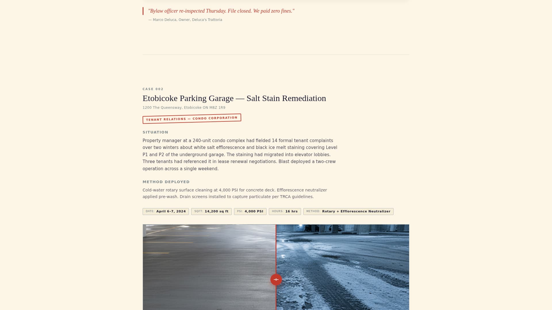 Surge — Elite Pressure Washing Landing Page Template