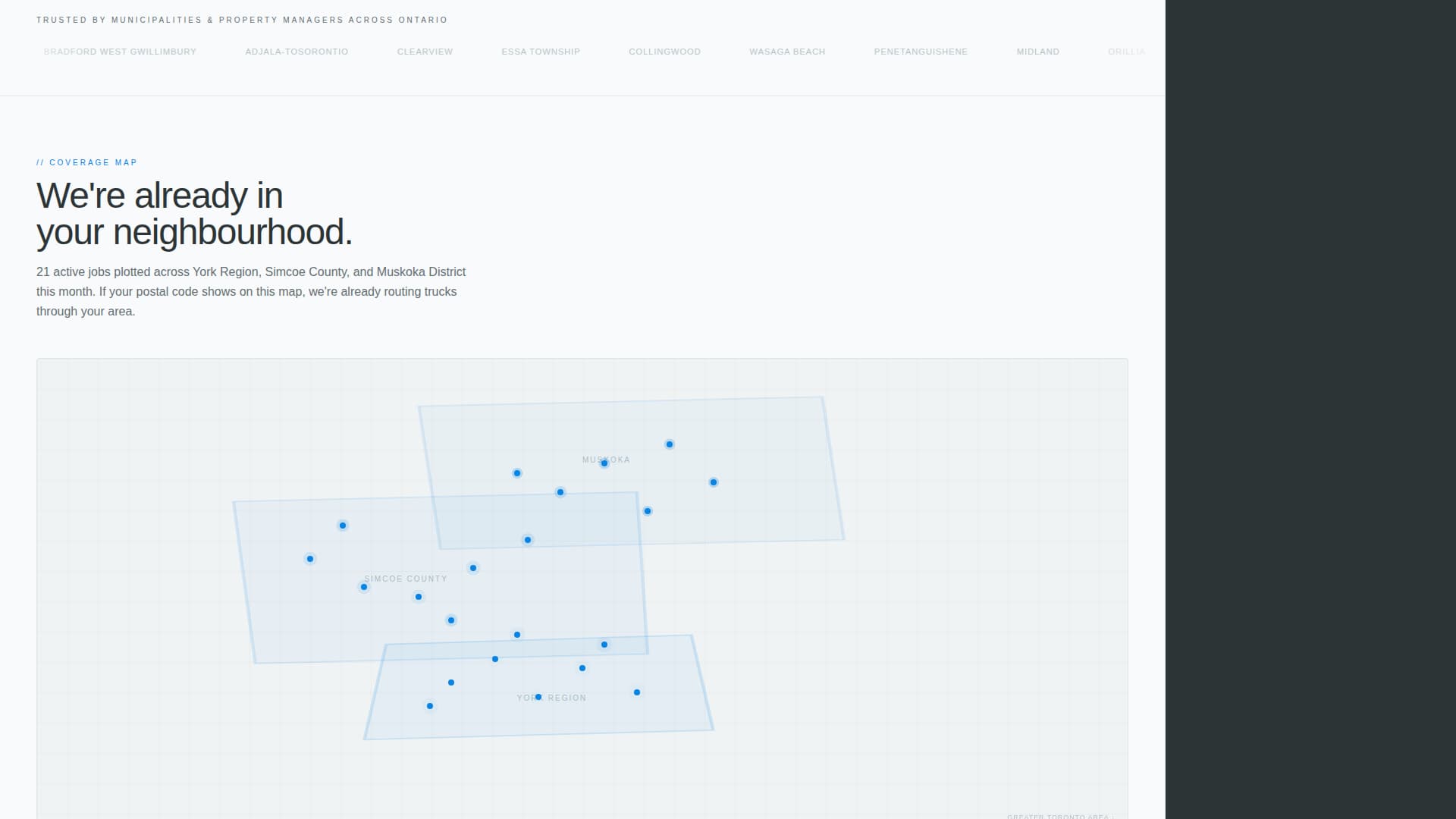 Pump - Reliable Septic Landing Page Template
