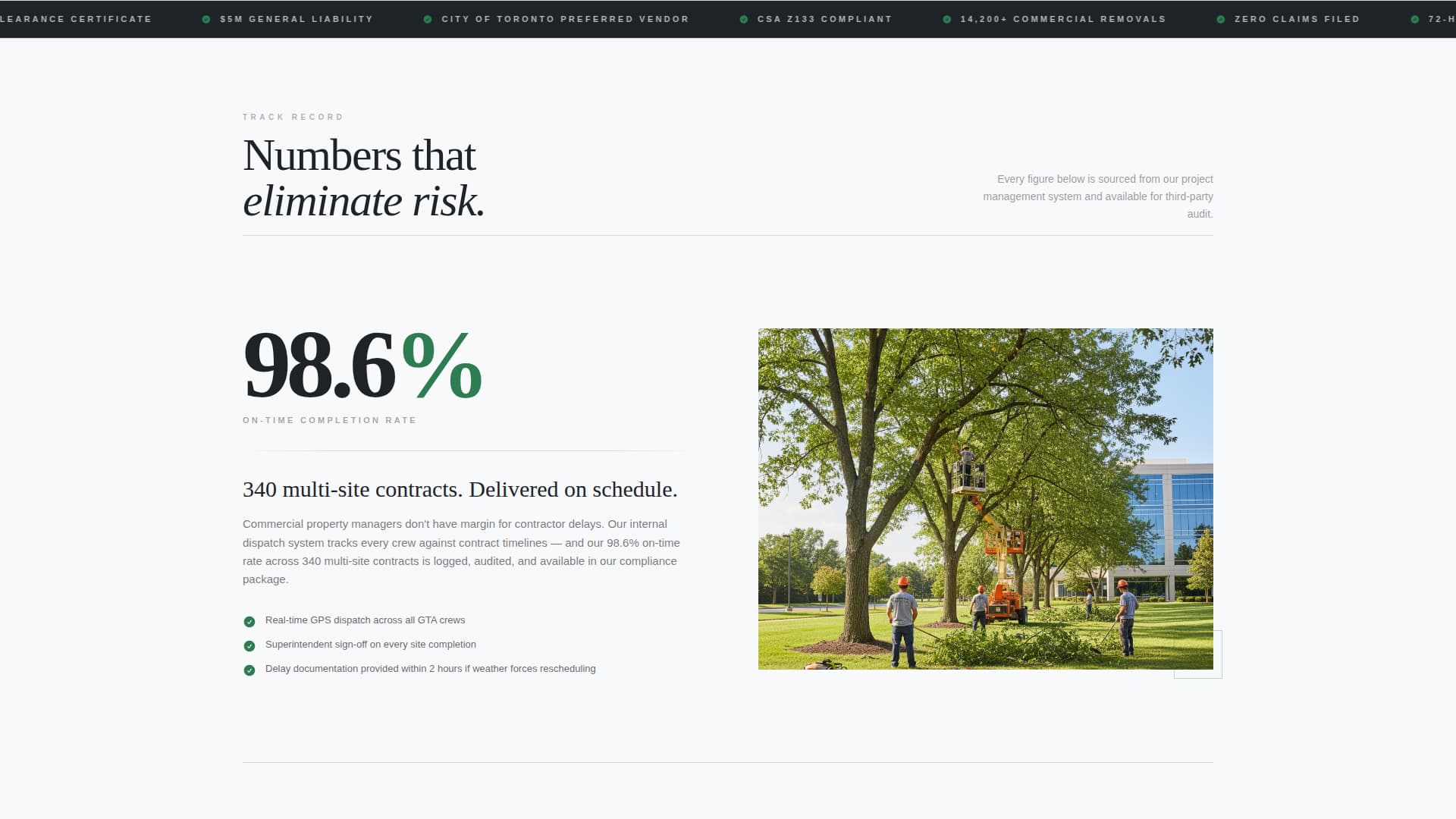 Canopy - Certified Treeservice Landing Page Template