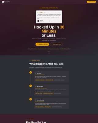 Dispatch — Instant Roadside Assistance Landing Page Template