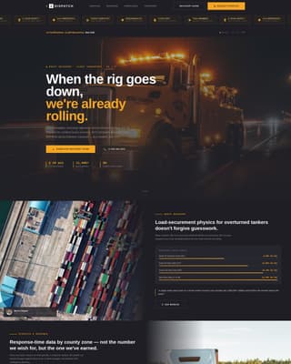 Tow Truck Operator Professional Website Template