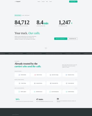Dispatch — Rapid Tow Truck Service Landing Page Template