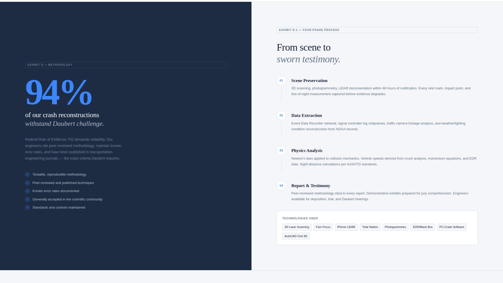 Engineering Consulting Booking Website Template