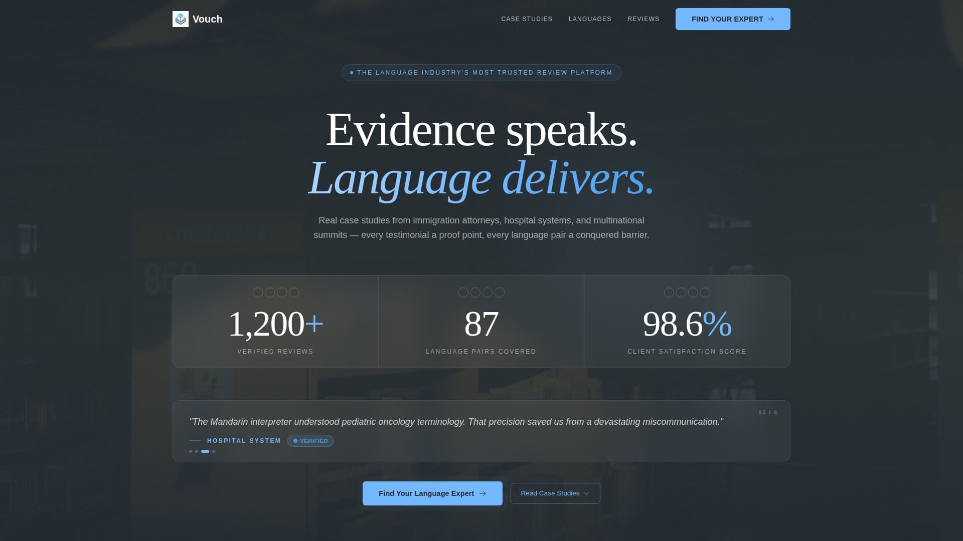 Translator & Interpreter Booking Website Template