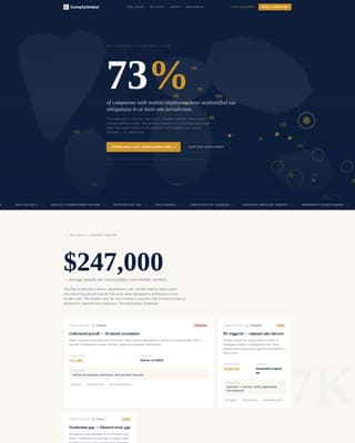 Comply — Official Enterprise Policy Landing Page Template