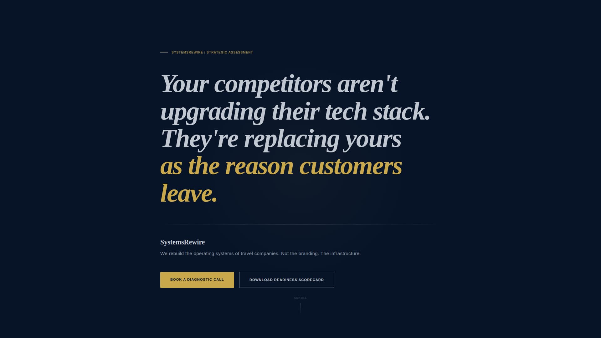 Travel Consulting Booking Website Template