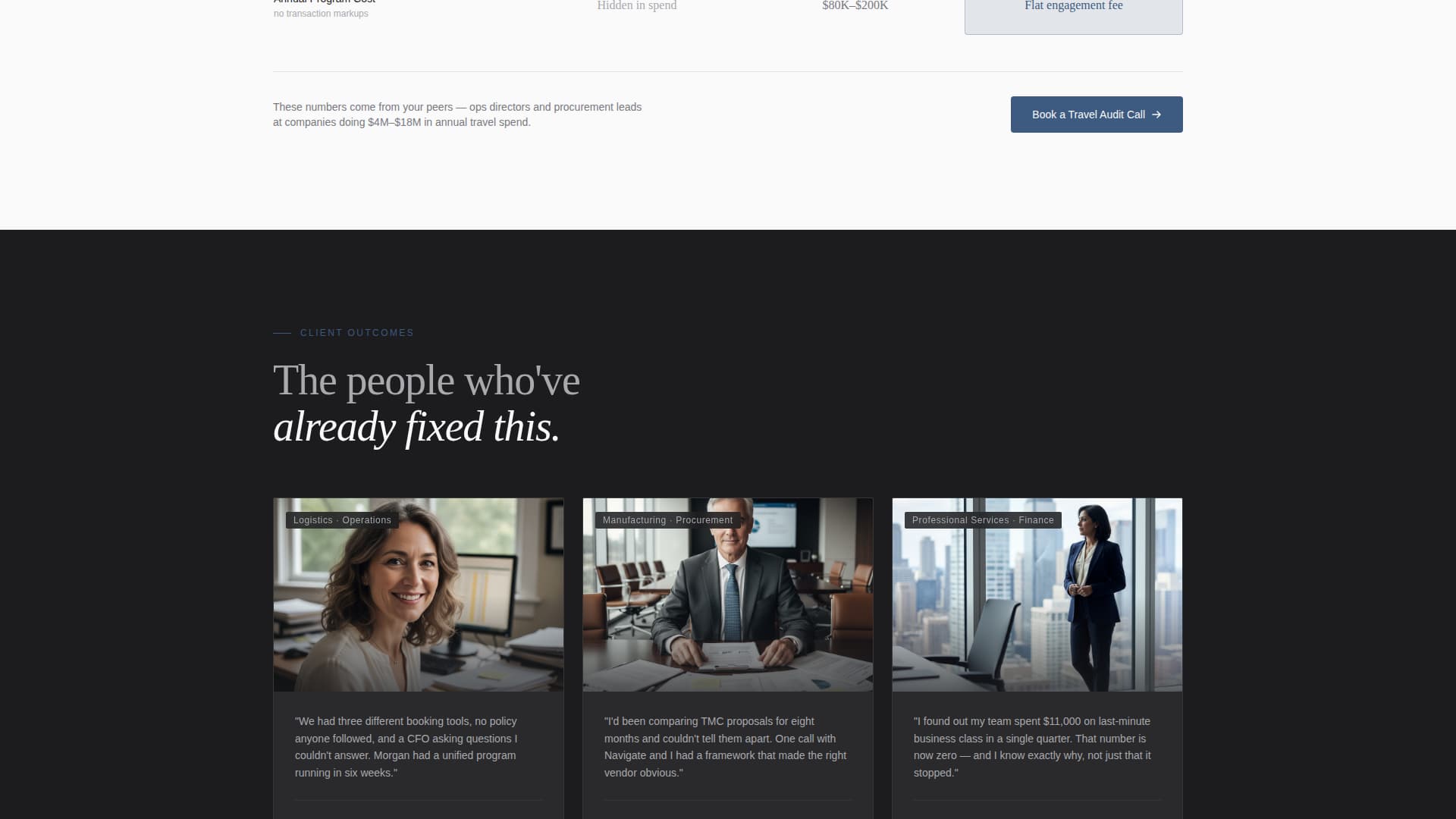 Navigate — Premium Travel Advisor Landing Page Template