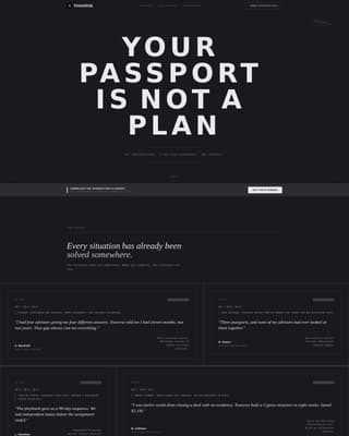 Travel Consulting Reviews Website Template