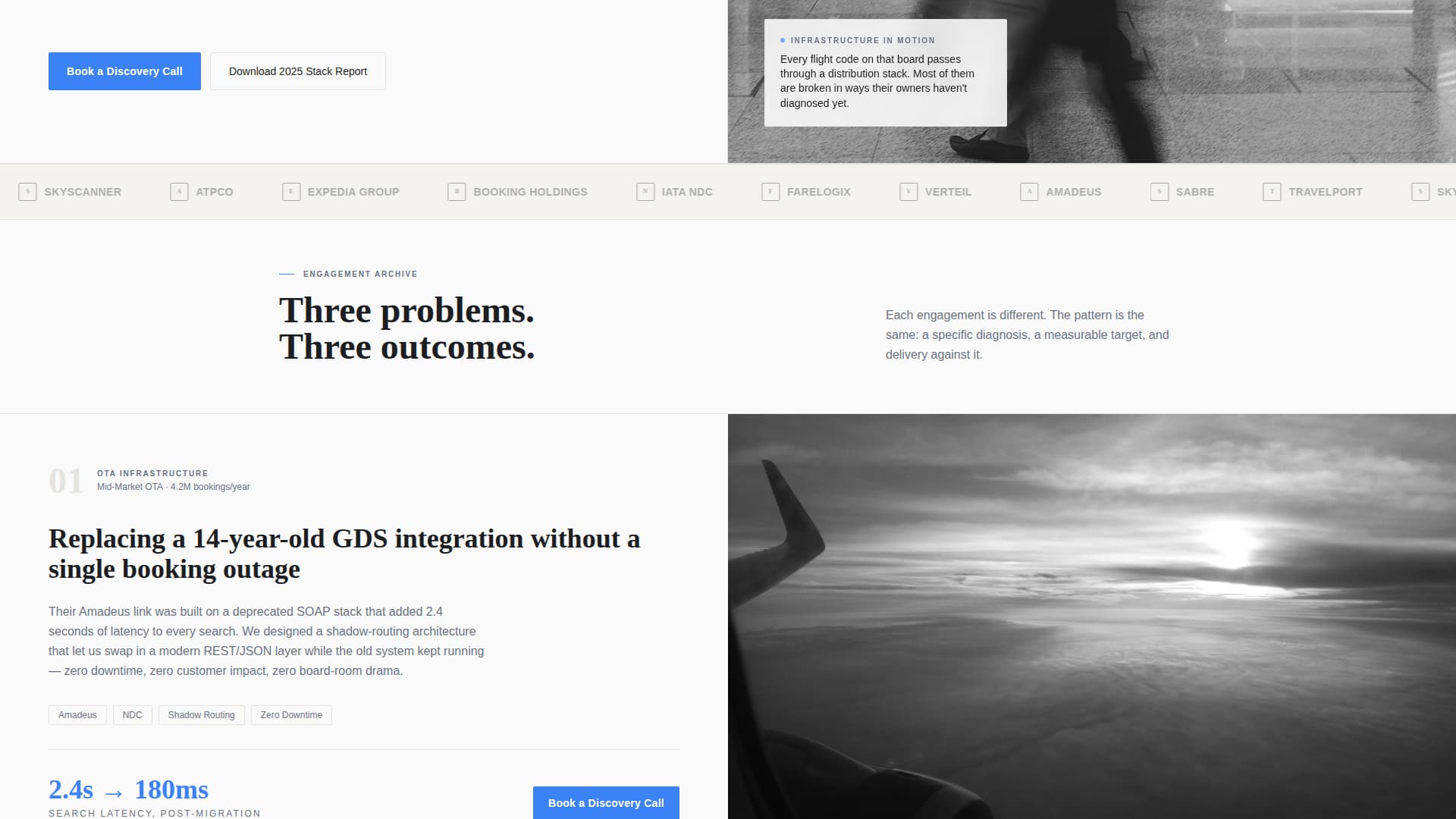 Travel Consulting Pricing Website Template