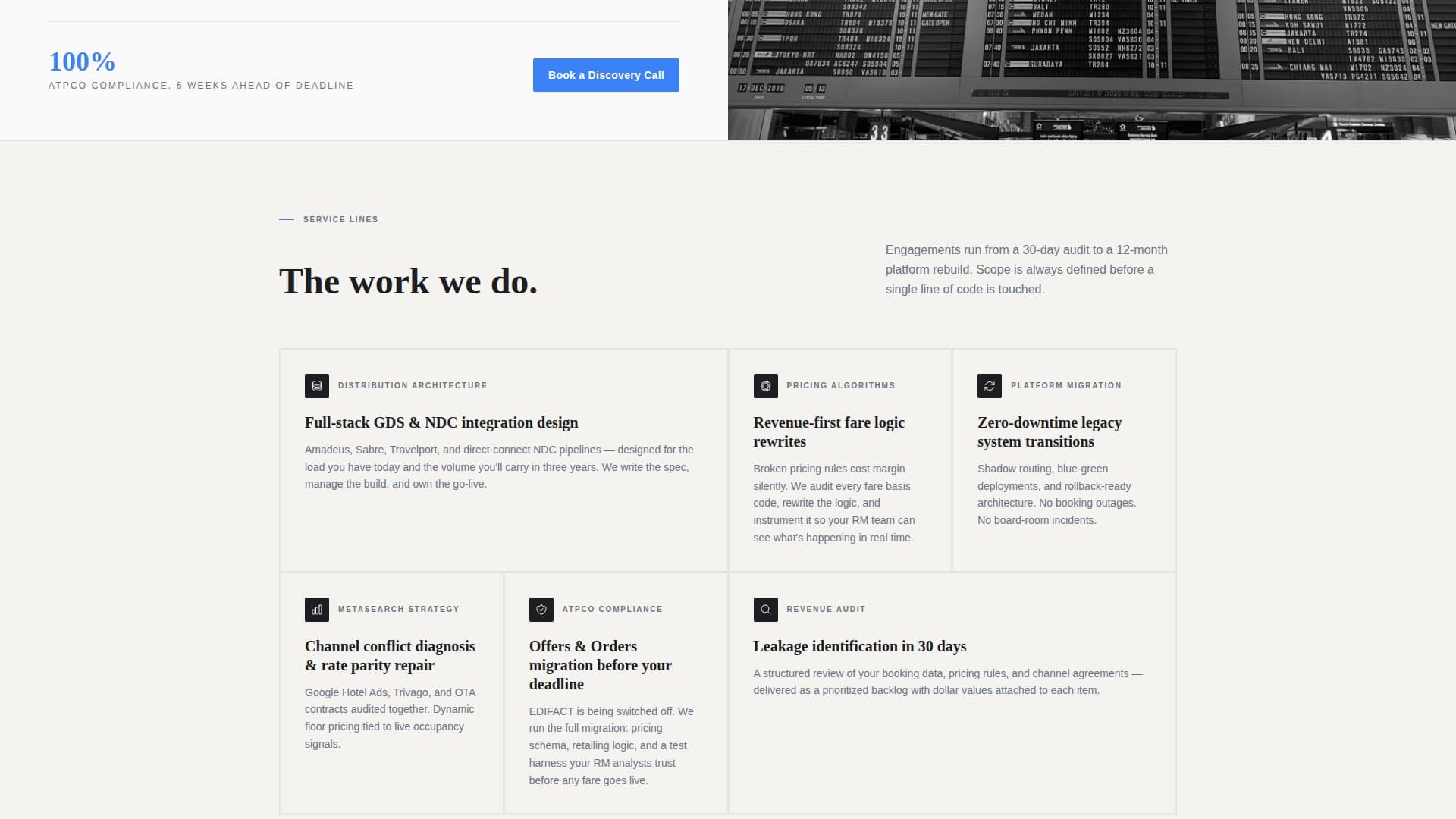Travel Consulting Pricing Website Template