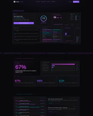 Enforce — Regulatory Compliance Landing Page Template