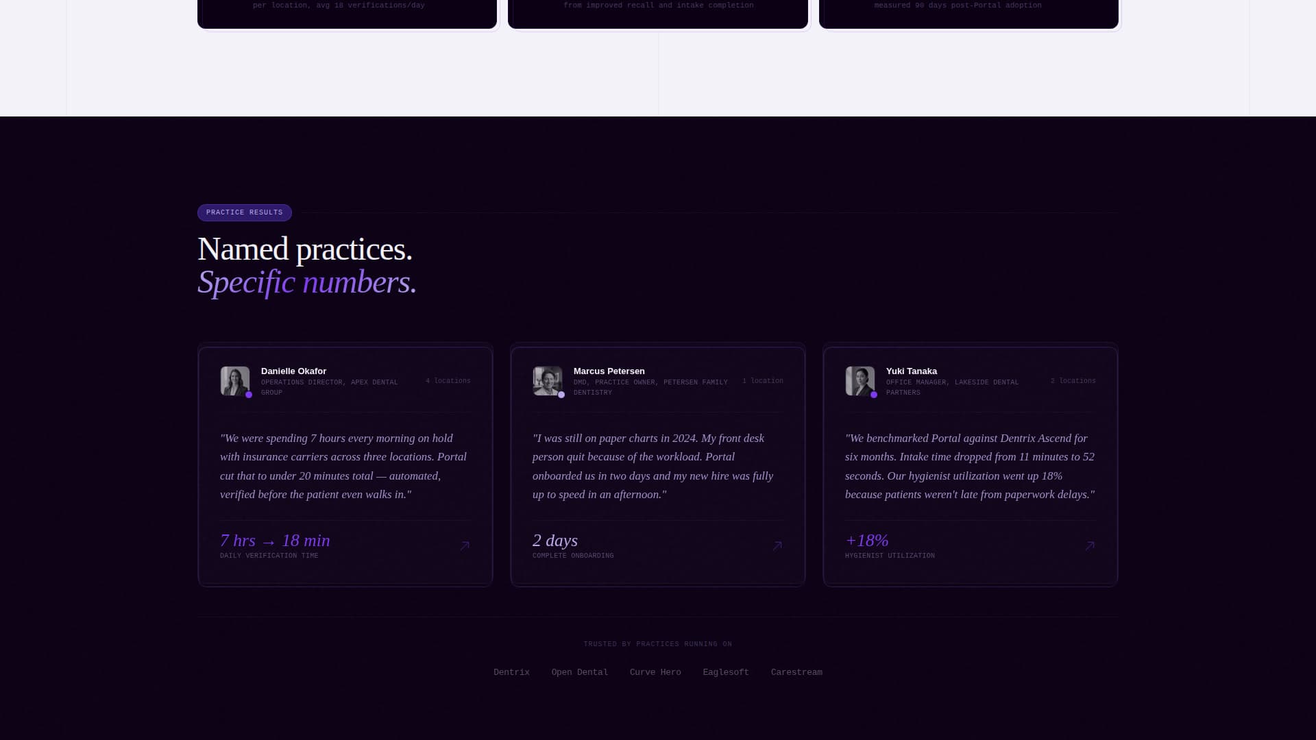 Portal - Powerful Dental Landing Page Template