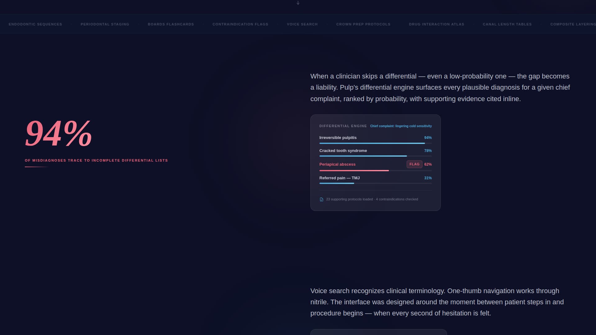 Pulp - Powerful Dental Knowledge Landing Page Template