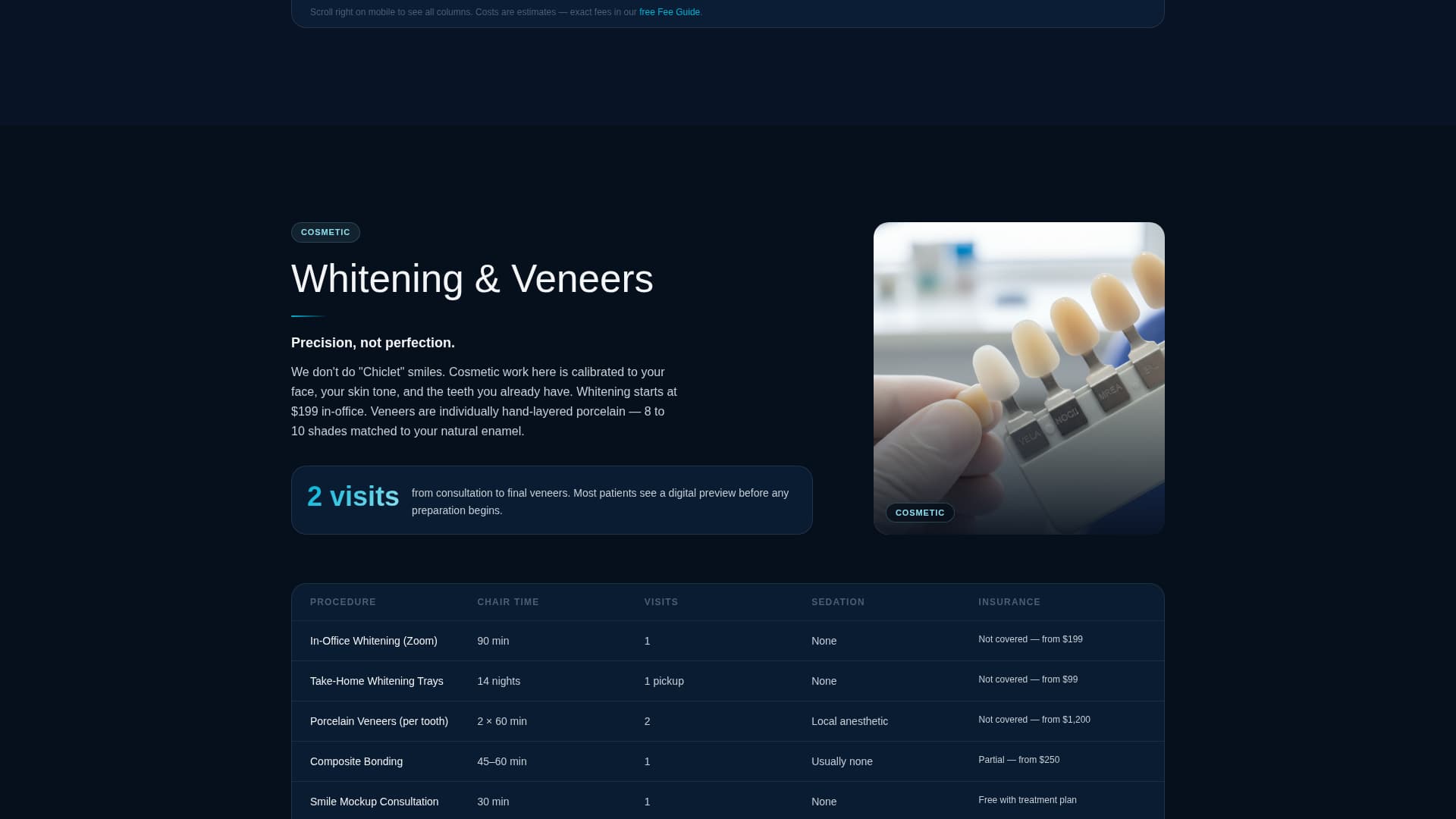 Floss - Precision Dental Landing Page Template