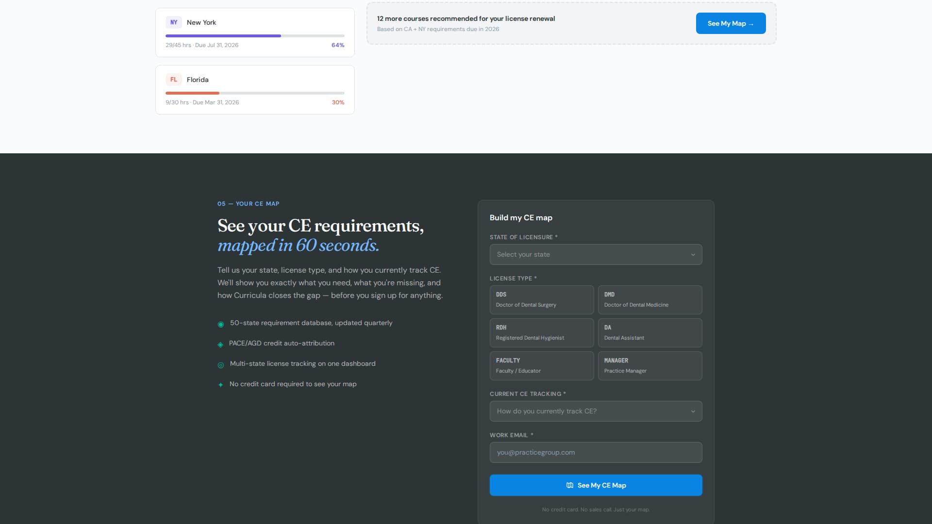 Curricula - Powerful Dental LMS Landing Page Template