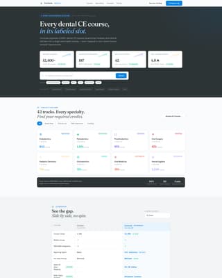 Curricula - Powerful Dental LMS Landing Page Template