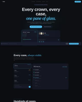 Intake - Powerful Dental Management Landing Page Template