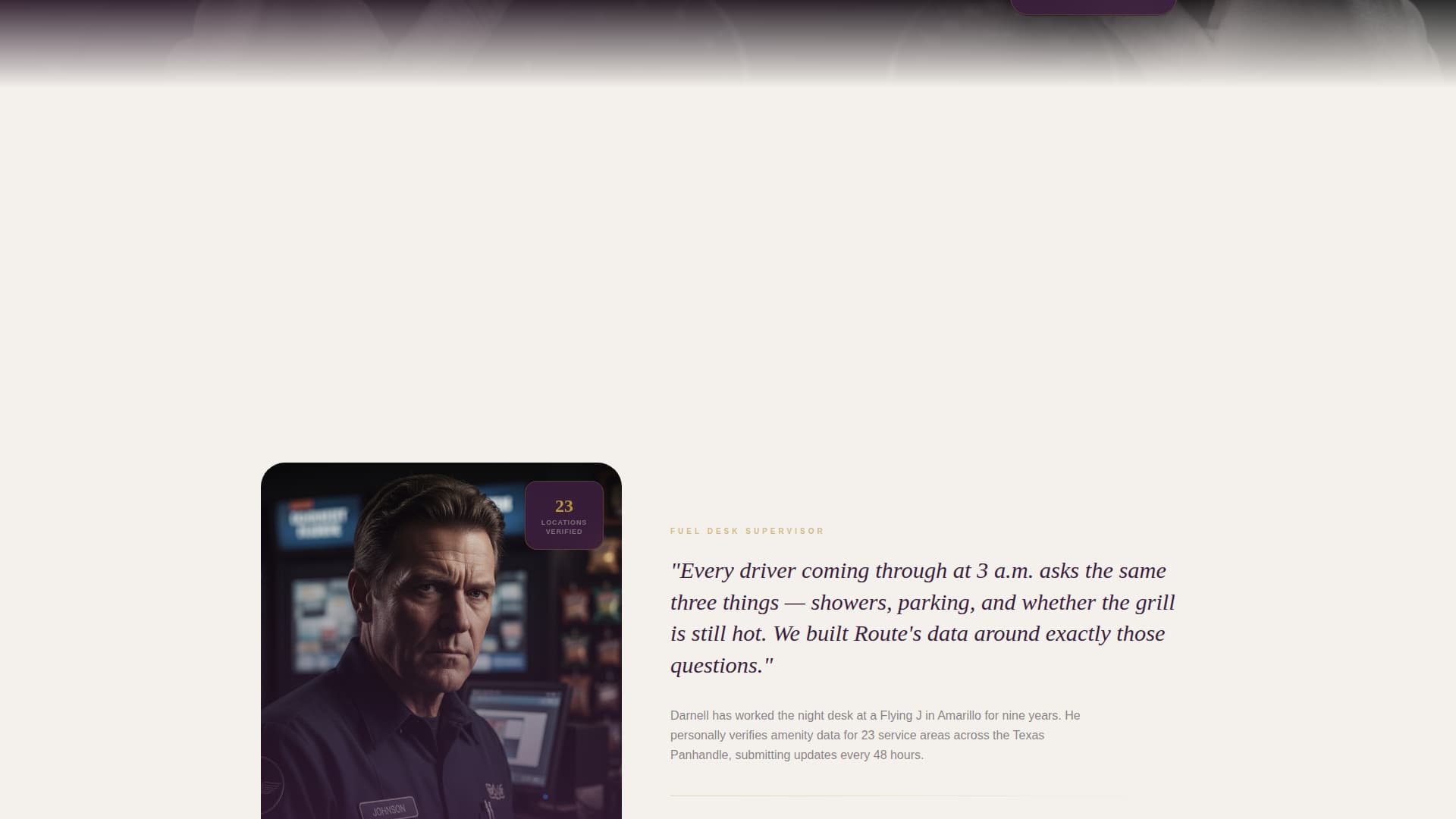 Truck Driver Pricing Website Template
