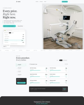 Dental Price Transparency & Cost Breakdown Website Template