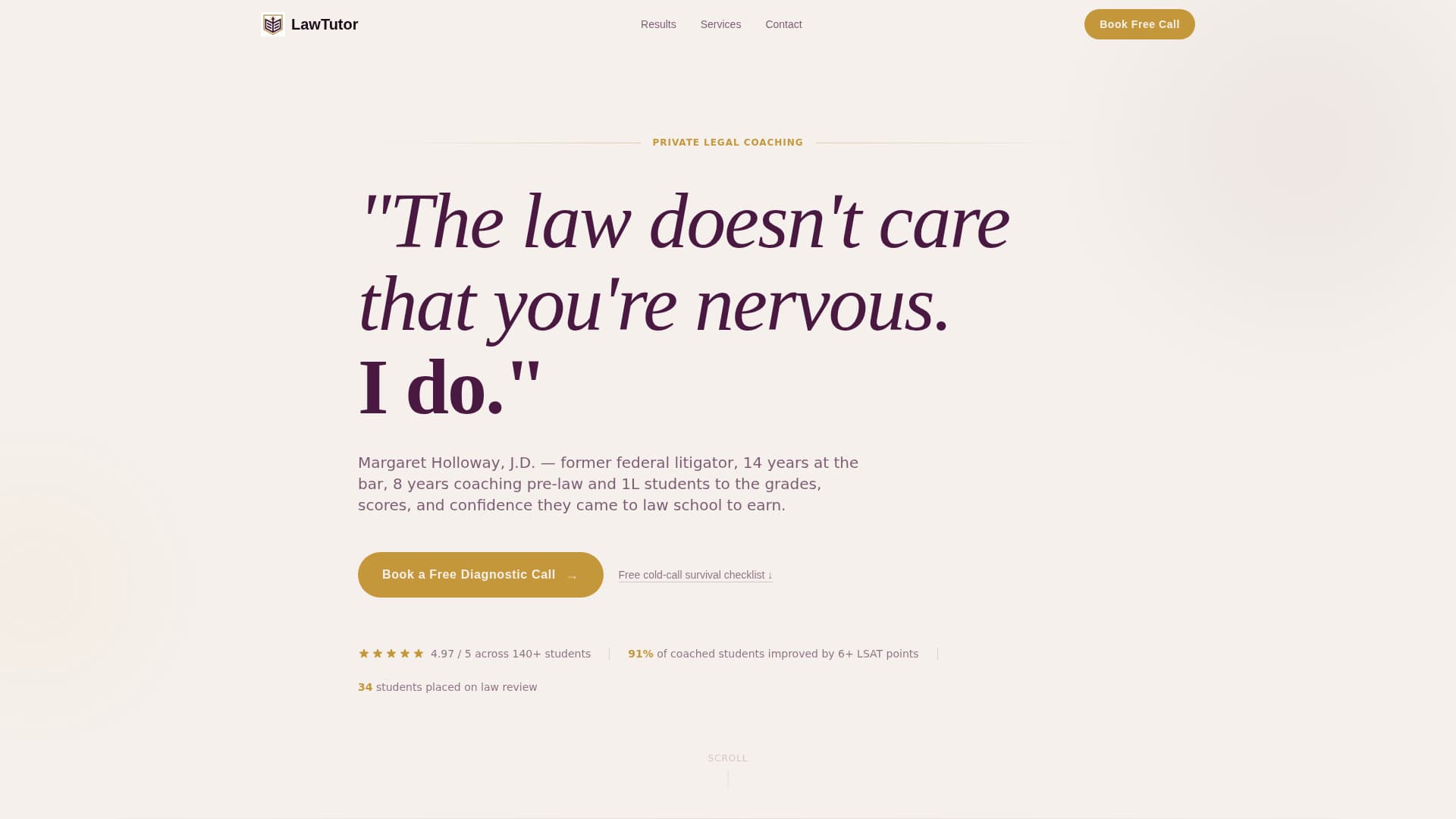 Tutor Booking Website Template
