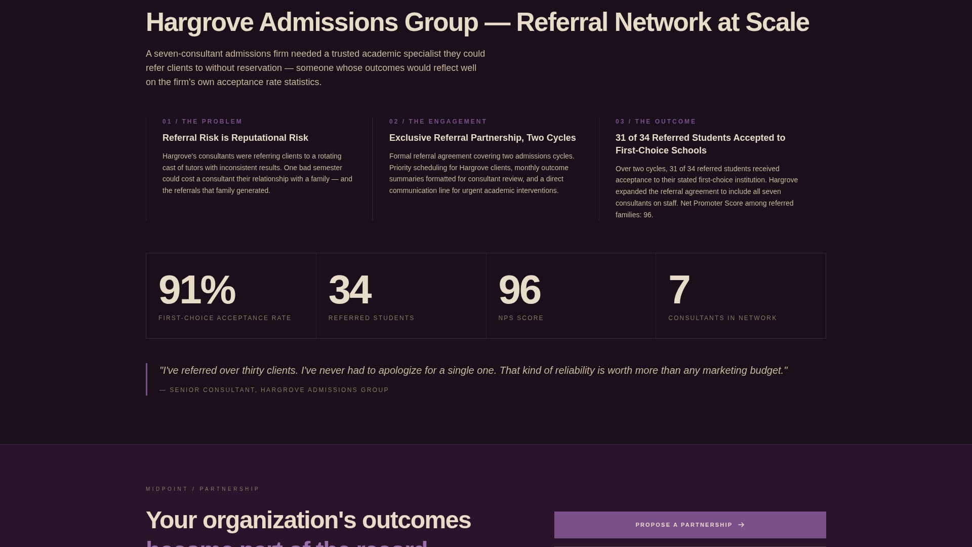 Tutor Portfolio Website Template
