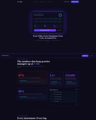 Comply - Powerful Dental Safety Landing Page Template