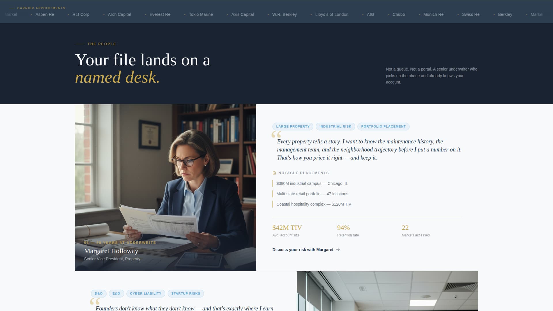 Underwriter Blog Website Template