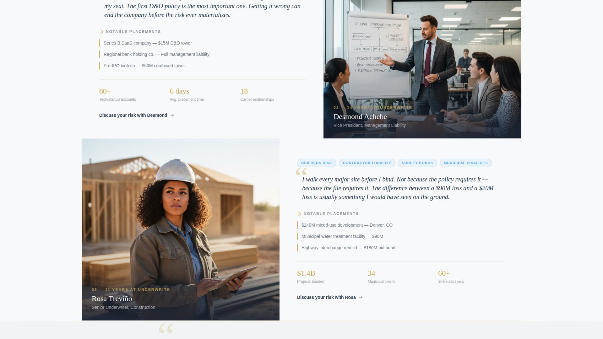 Underwriter Blog Website Template